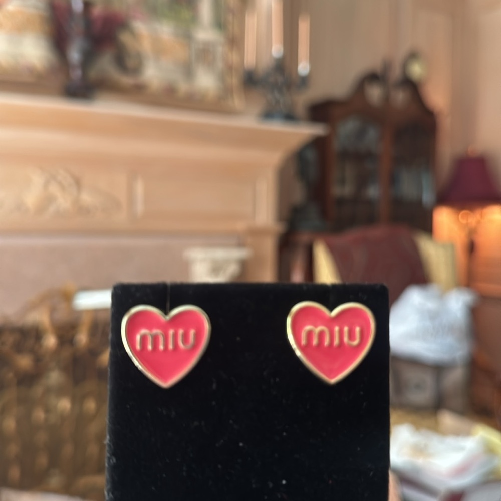 Miu Miu earrings signed in the back - Picture 2 of 4